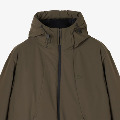 Lacoste Kapüşonlu Regular Fit Erkek Haki Mont