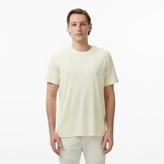 Calvin Klein Supima Chest Emblem Crewneck Erkek Sarı T-shirt