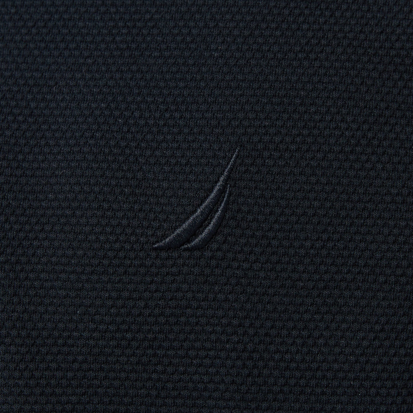 Nautica Erkek Siyah Classic Fit Uzun Kollu Polo