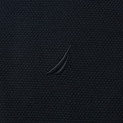 Nautica Erkek Siyah Classic Fit Uzun Kollu Polo