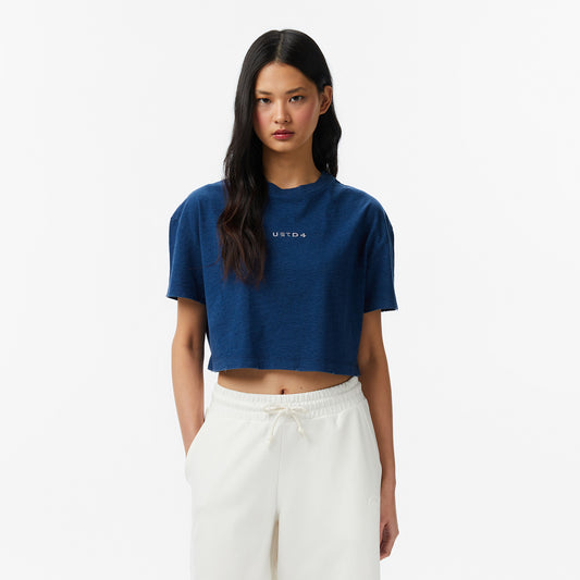 United4 Regular Fit Kadın Lacivert T-shirt