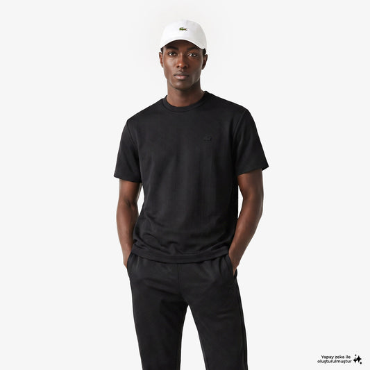 Lacoste Relaxed Fit Erkek Siyah T-shirt