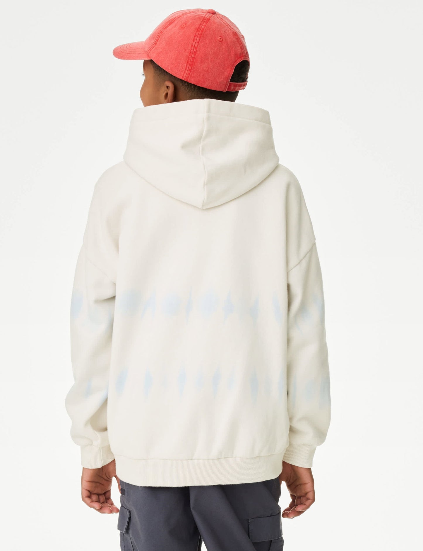 Pamuklu Ombre Grafikli Sweatshirt (6-16 Yaş)