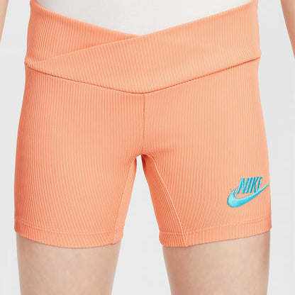 Nike Wild Flower Çocuk Turuncu Şort Takım