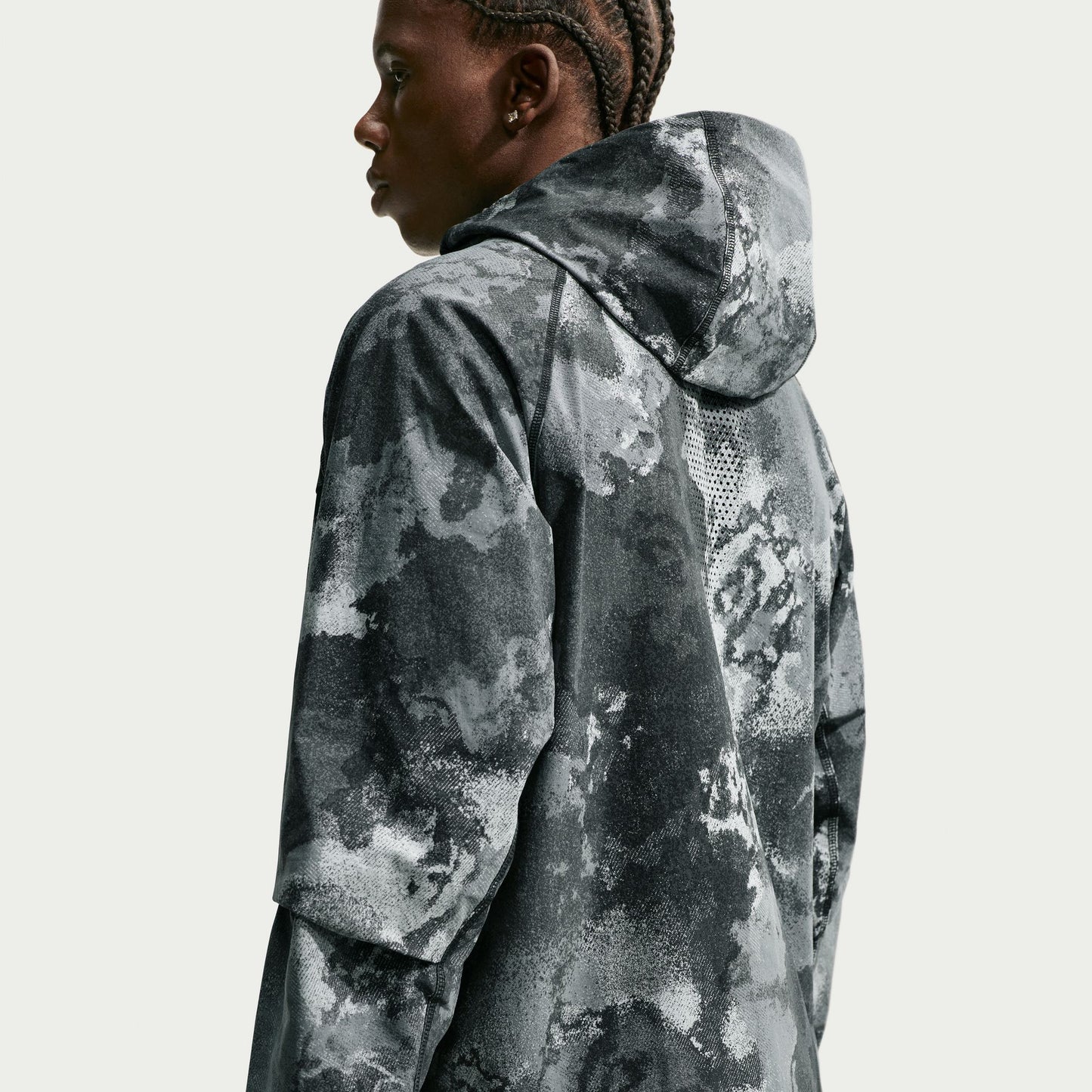 Nike Tech Woven Full Zip Erkek Siyah Sweatshirt