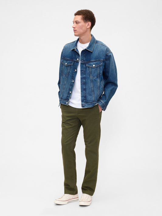 Haki Gapflex Straight Fit Khaki Pantolon