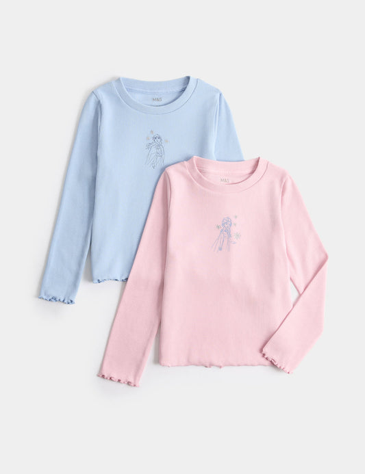 Disney Frozen™ Baskılı 2'li Uzun Kollu T-shirt