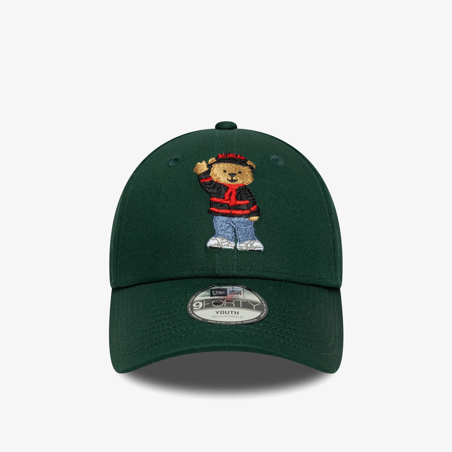 New Era Bear 9forty Ac Milan Çocuk Yeşil Şapka
