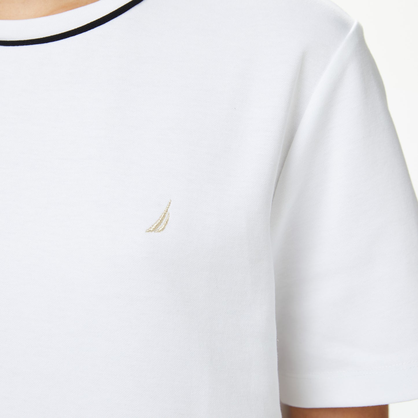 Nautica Kadın Beyaz Regular Fit T-shirt