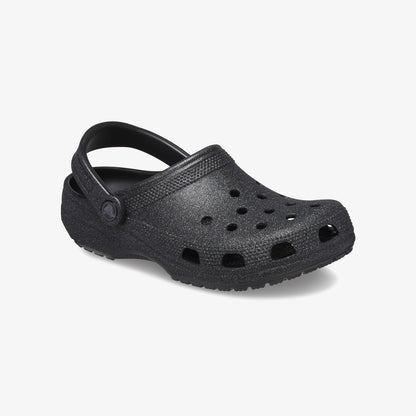 Crocs Classic Glitter Clog Kadın Siyah Terlik