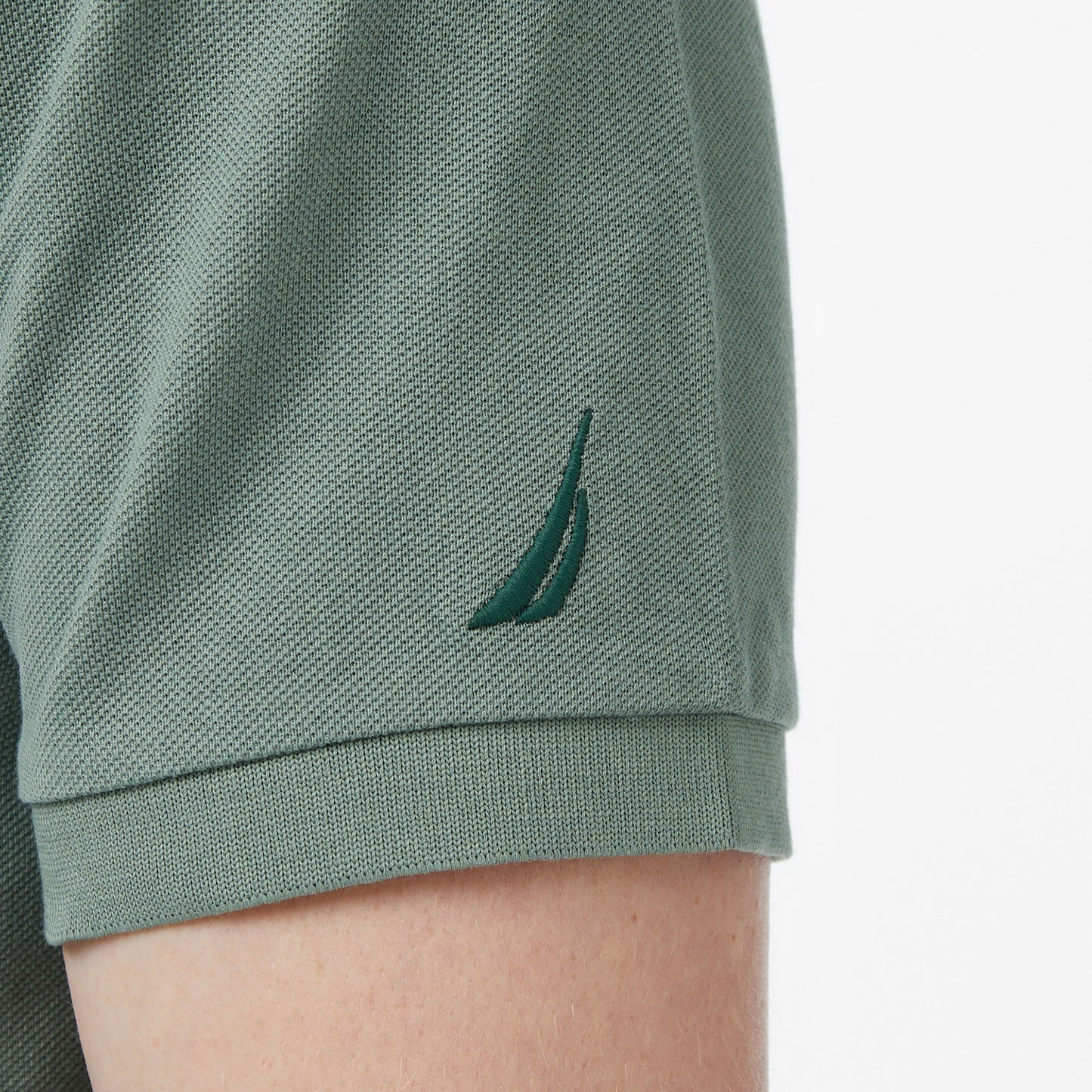 Nautica Erkek Yeşil Regular Fit Polo Yaka T-shirt