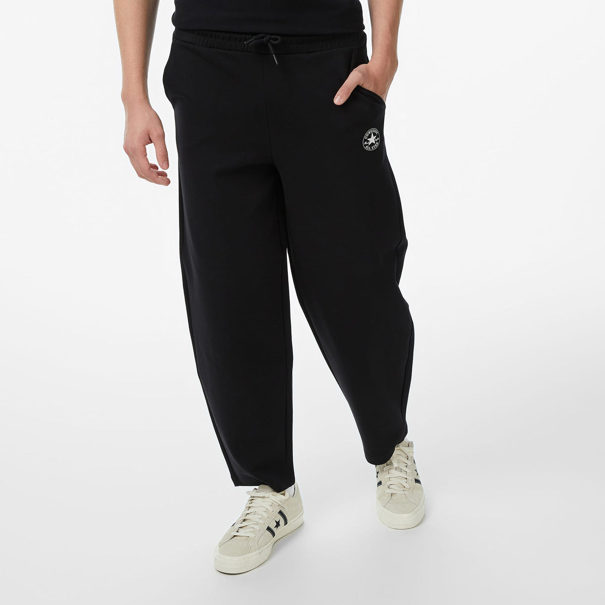 Converse Regular Fit Kadın Siyah Eşofman Altı