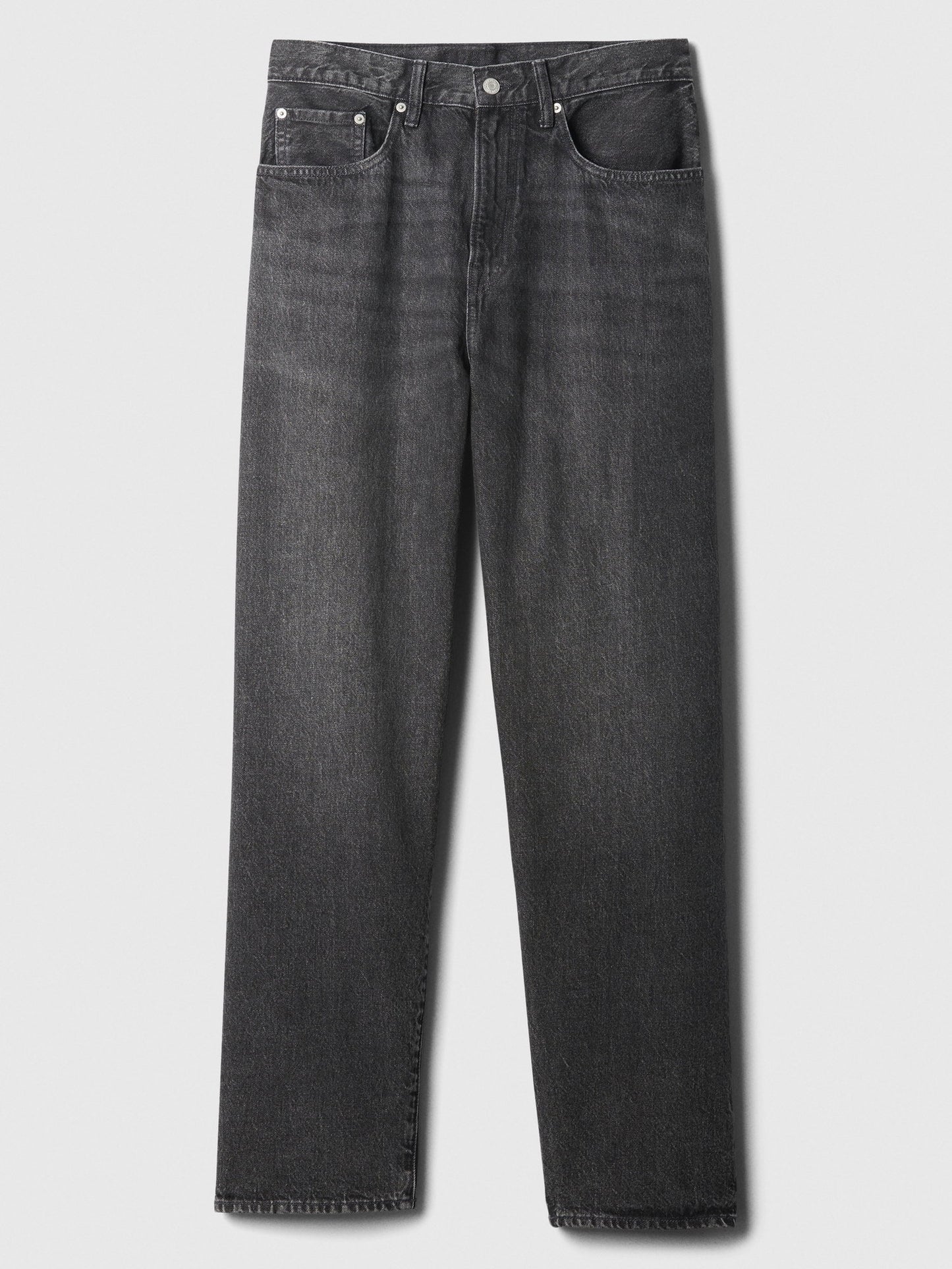 Siyah Baggy Jean Pantolon