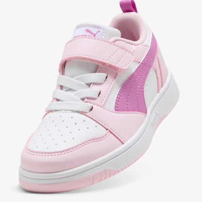Puma Rebound V6 Low Çocuk Pembe Spor Ayakkabı