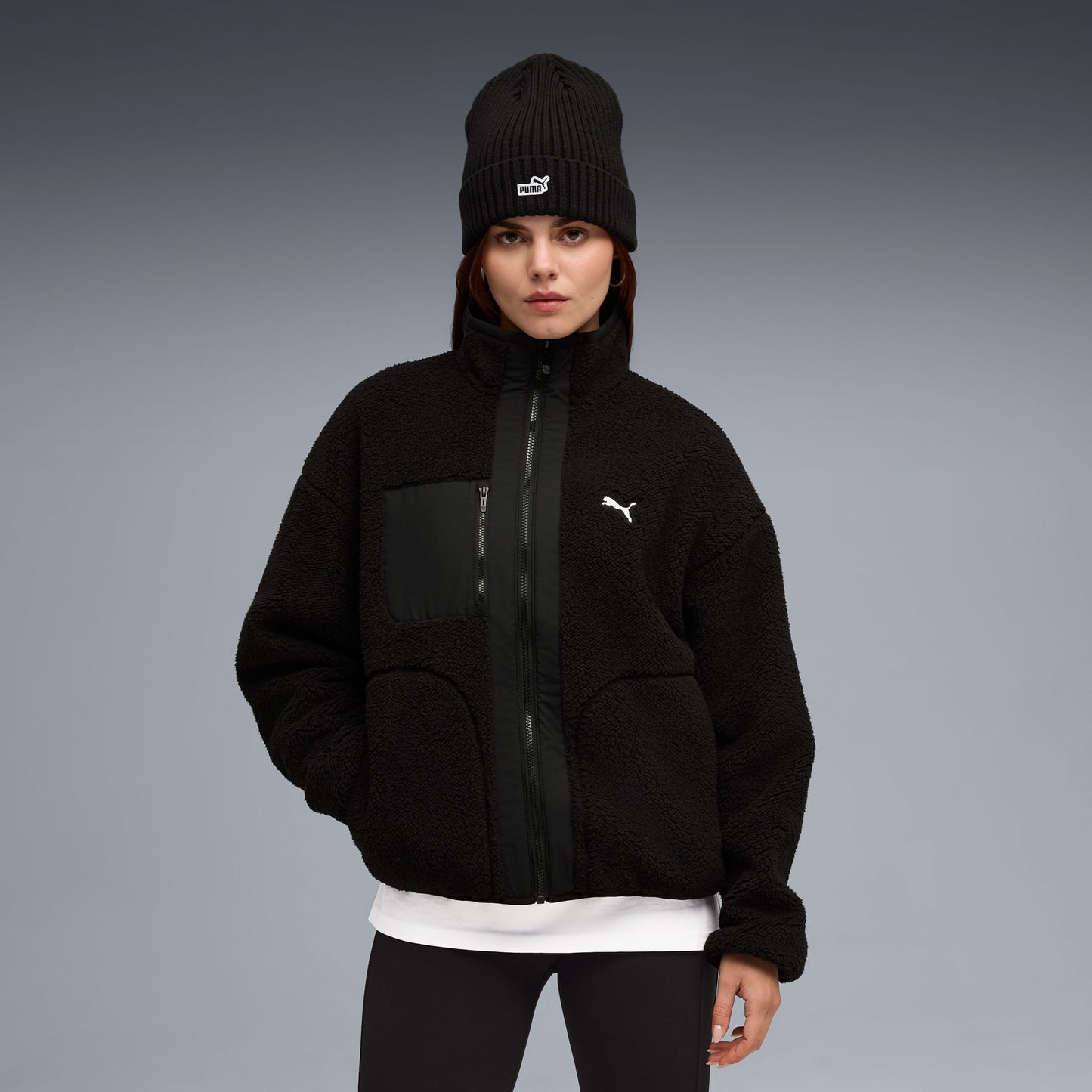 Puma Reversible Kadın Siyah Ceket