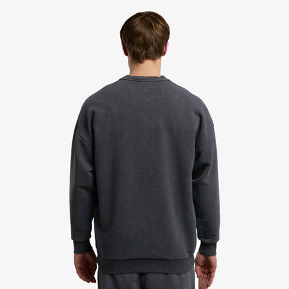 Everlast Authentic Boxing Oversize Siyah Erkek Sweatshirt