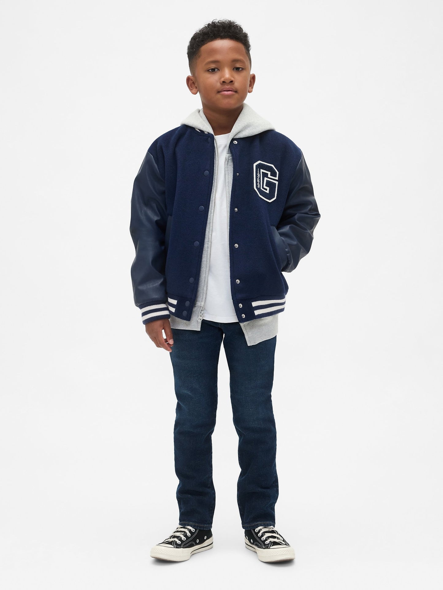 Koyu Mavi Kids Slim Jean Pantolon