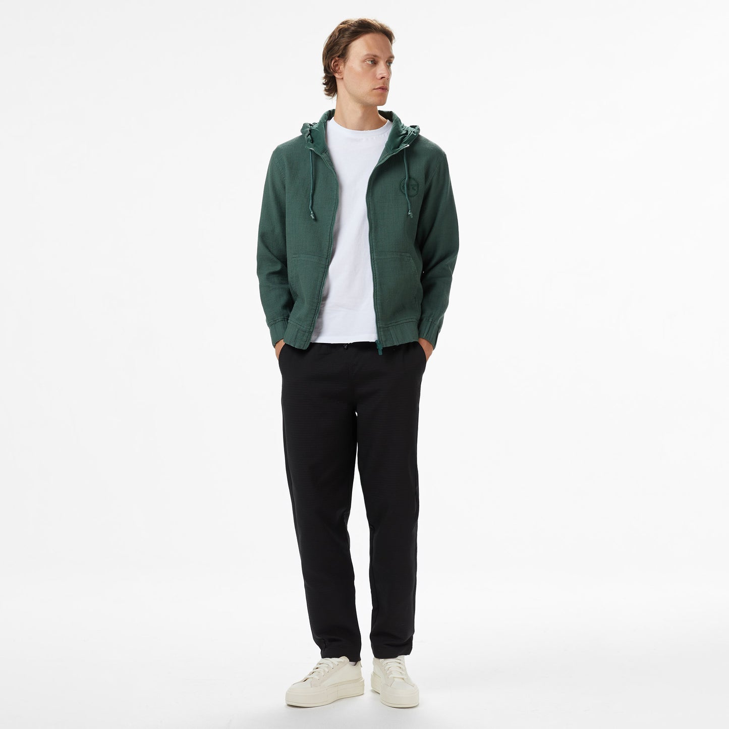United4 Erkek Yeşil Hoodie