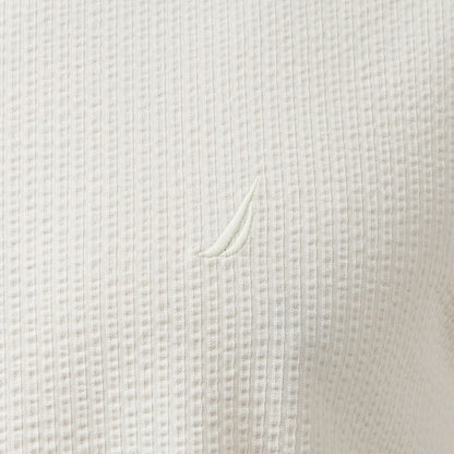 Nautica Erkek Krem Comfort Fit T-shirt