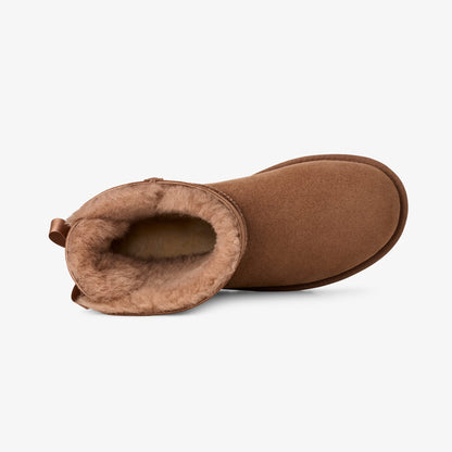 Ugg Mini Bailey Bow Kadın Kahverengi Bot