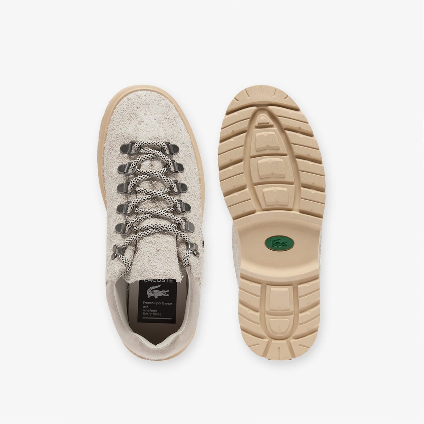 Lacoste Baseshot Winter Kadın Krem Spor Ayakkabı