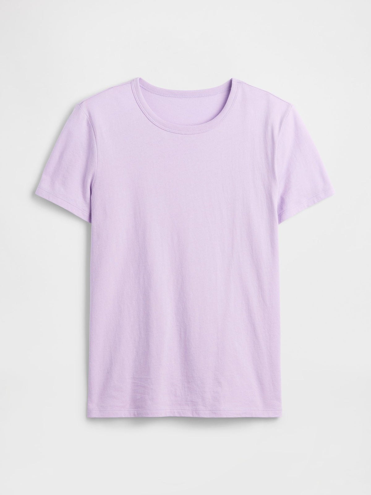 Lila Favorite Bisiklet Yaka T-shirt