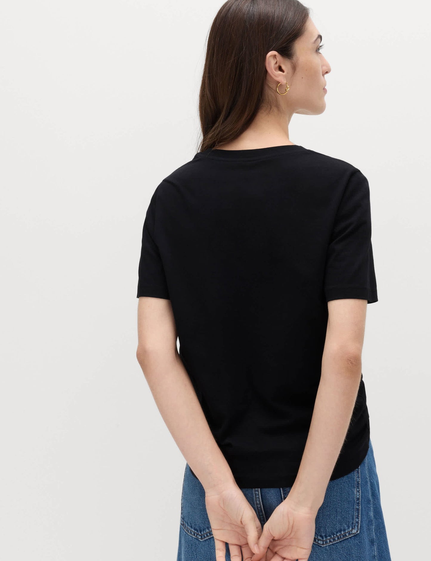 2'li Saf Pamuklu Bisiklet Yaka Regular Fit T-shirt