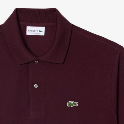 Lacoste L.12.12 Classic Fit Erkek Bordo Polo