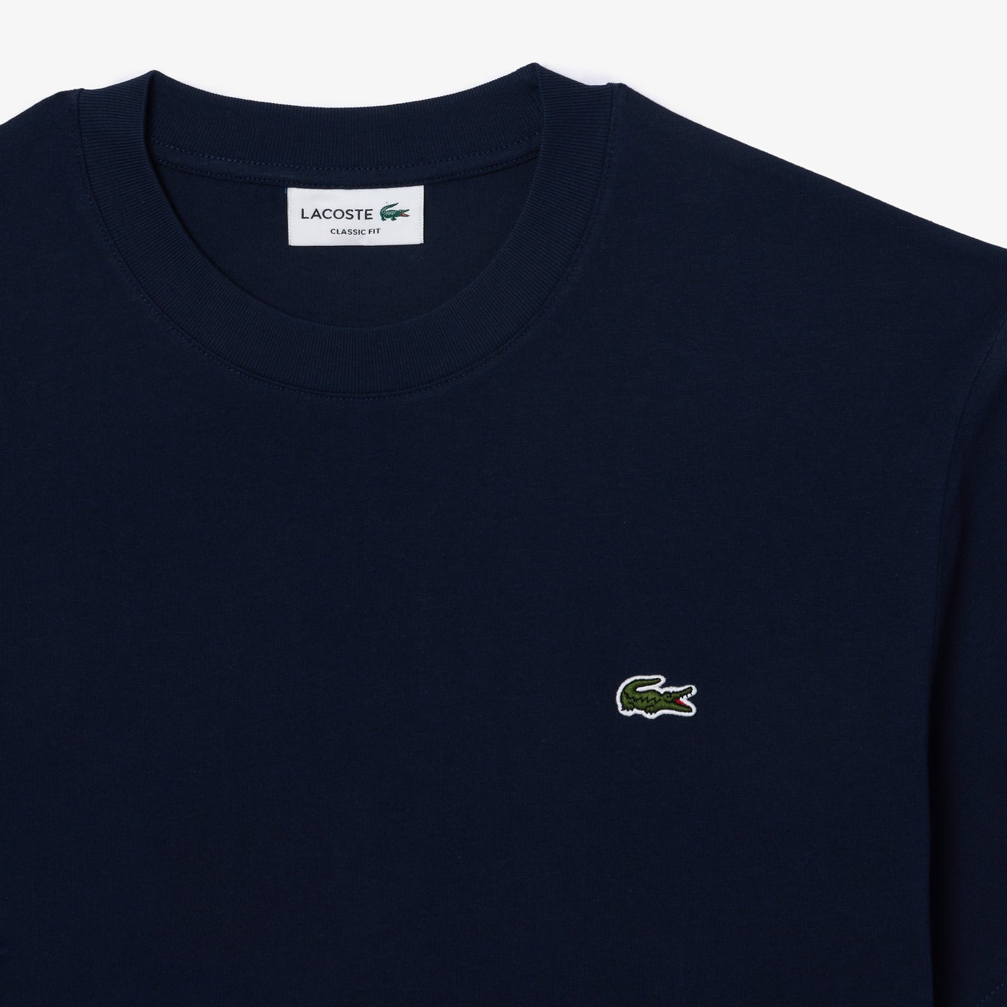 Lacoste Erkek Classic Fit Bisiklet Yaka Lacivert T-shirt