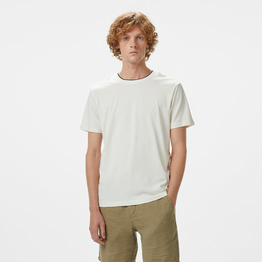 Nautica Erkek Ekru T-shirt