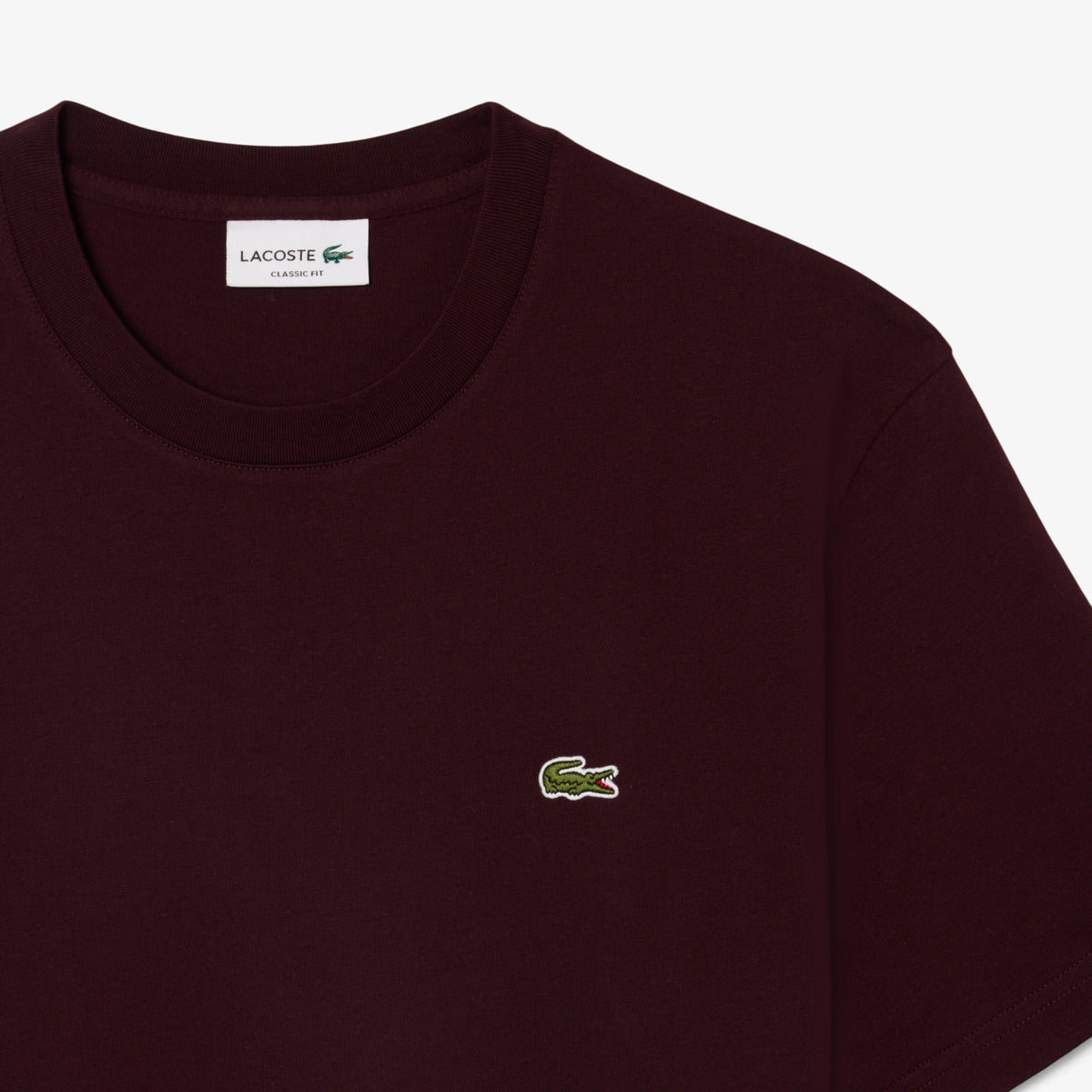 Lacoste Classic Fit Erkek Bordo T-shirt