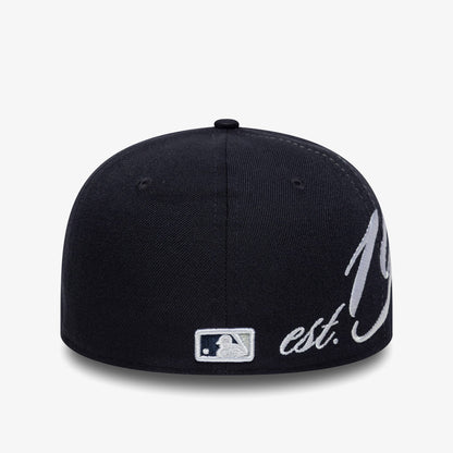 New Era Est Script 59fifty Lp Neyyan Unisex Lacivert Şapka