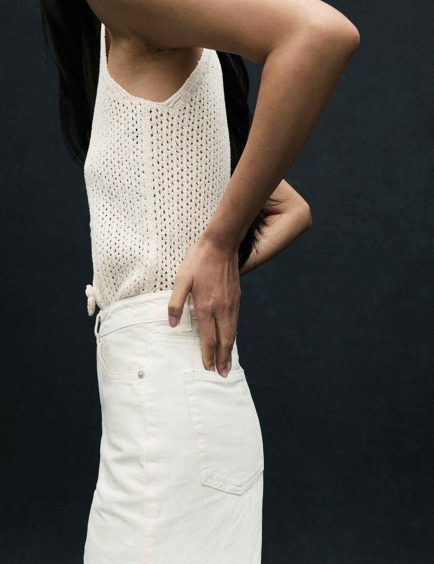 Yüksek Bel Wide Leg Pantolon