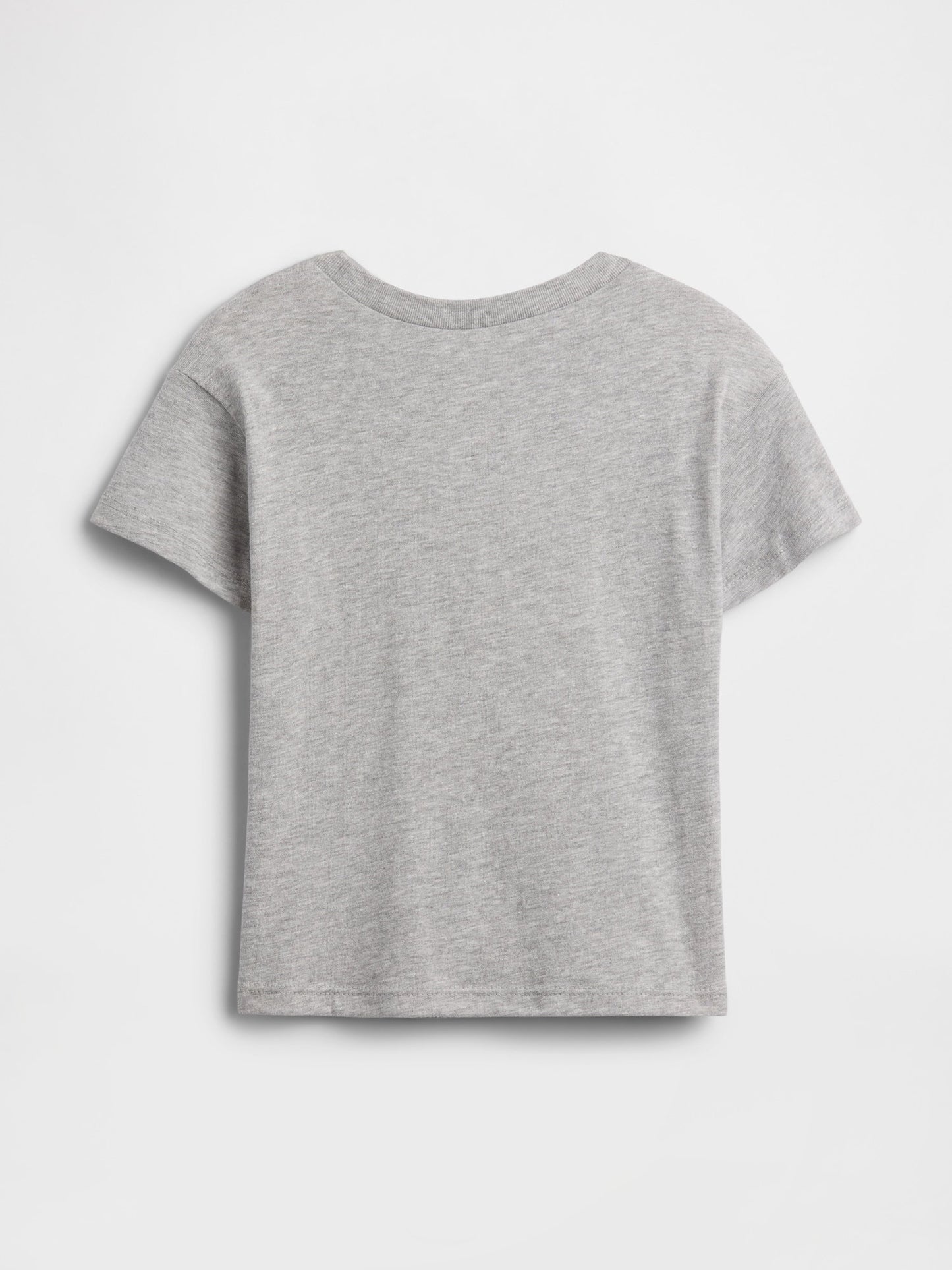 Gri Grafik Baskılı T-shirt