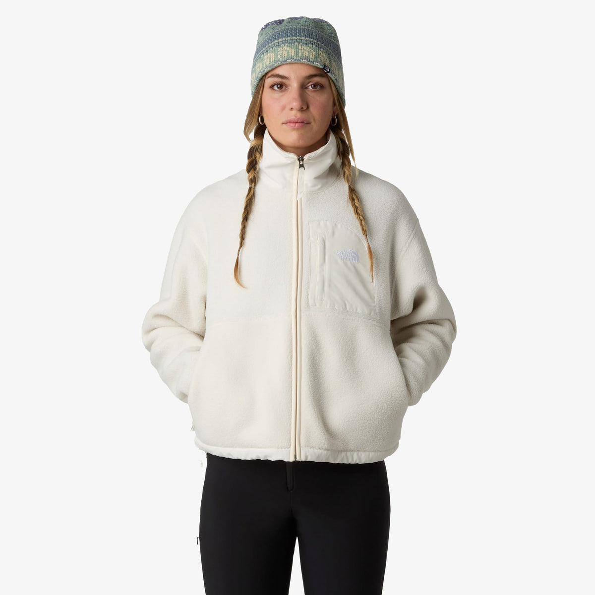 The North Face Yumiori Off-peak Full Zip Kadın Beyaz Polar Mont