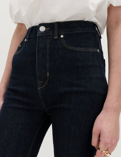 Magic Shaping Yüksek Bel Straight Leg Jean Pantolon