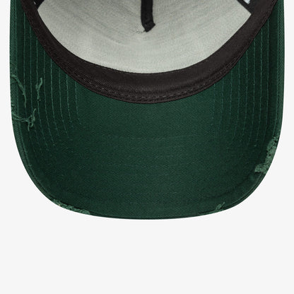 New Era Patch Distressed Wash Eframe Unisex Yeşil Şapka