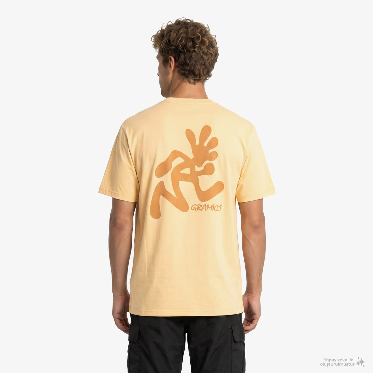 Gramicci Running Man Erkek Turuncu T-shirt