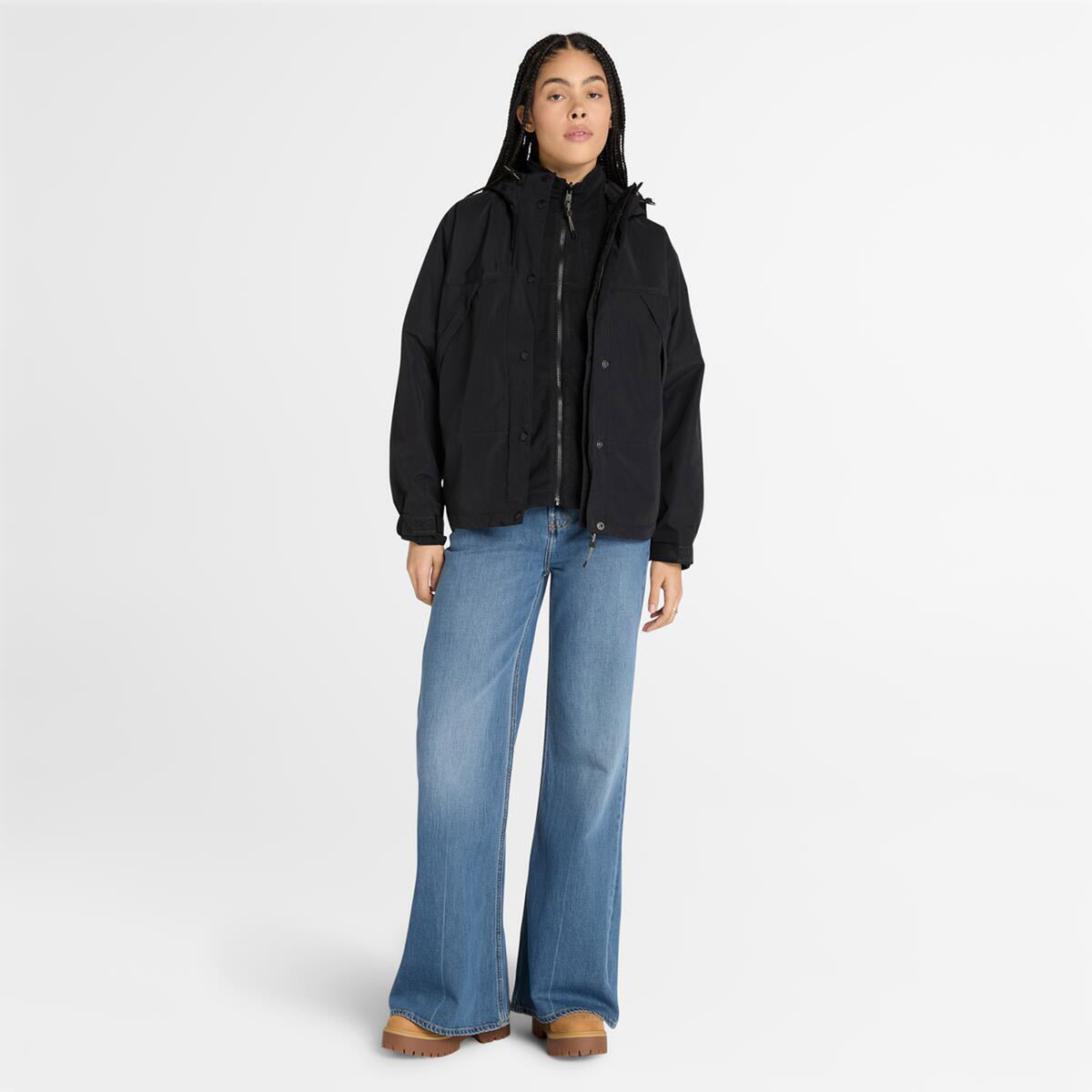 Timberland Winnick Su Geçirmez 3in1 Fleece Kadın Siyah Ceket