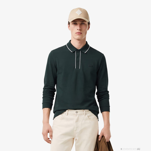 Lacoste Regular Fit Erkek Yeşil Polo