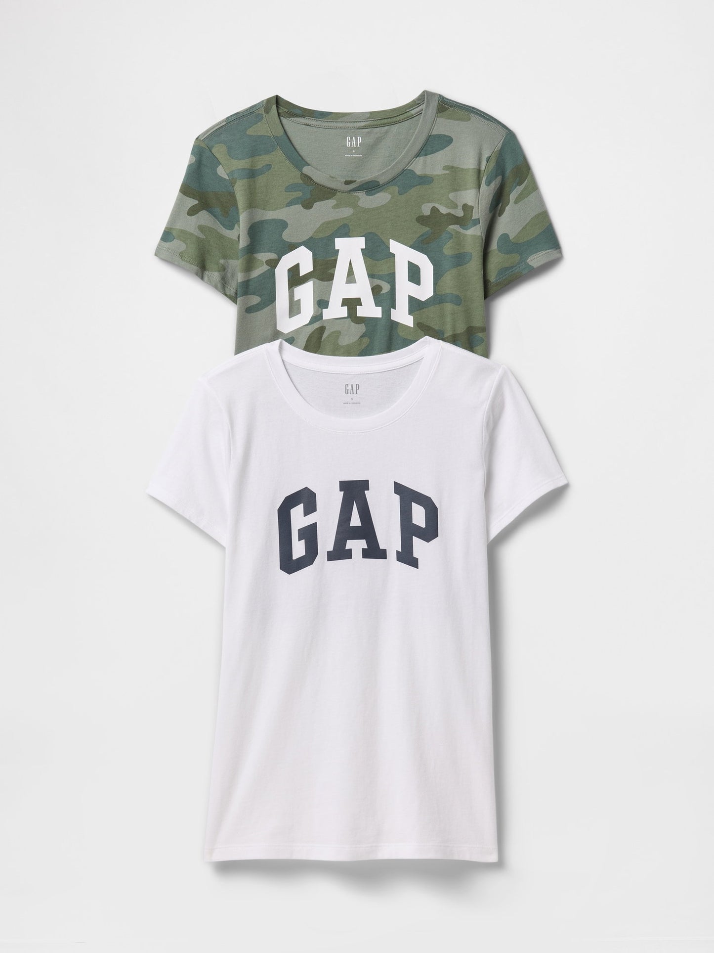 Beyaz 2'li Gap Logo Kısa Kollu T-shirt Seti