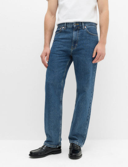 Relaxed Fit Düz Paça Jeans