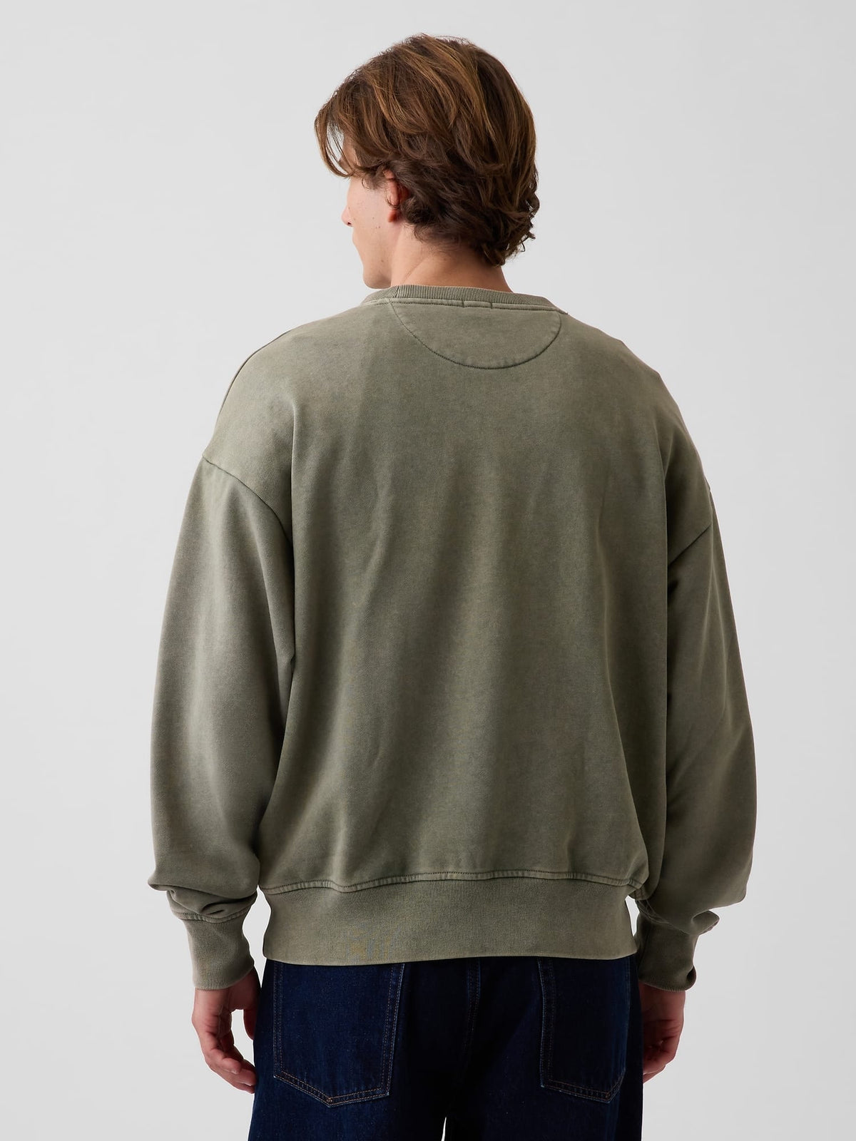 Haki Heavyweight Oversized Logo Sweatshirt