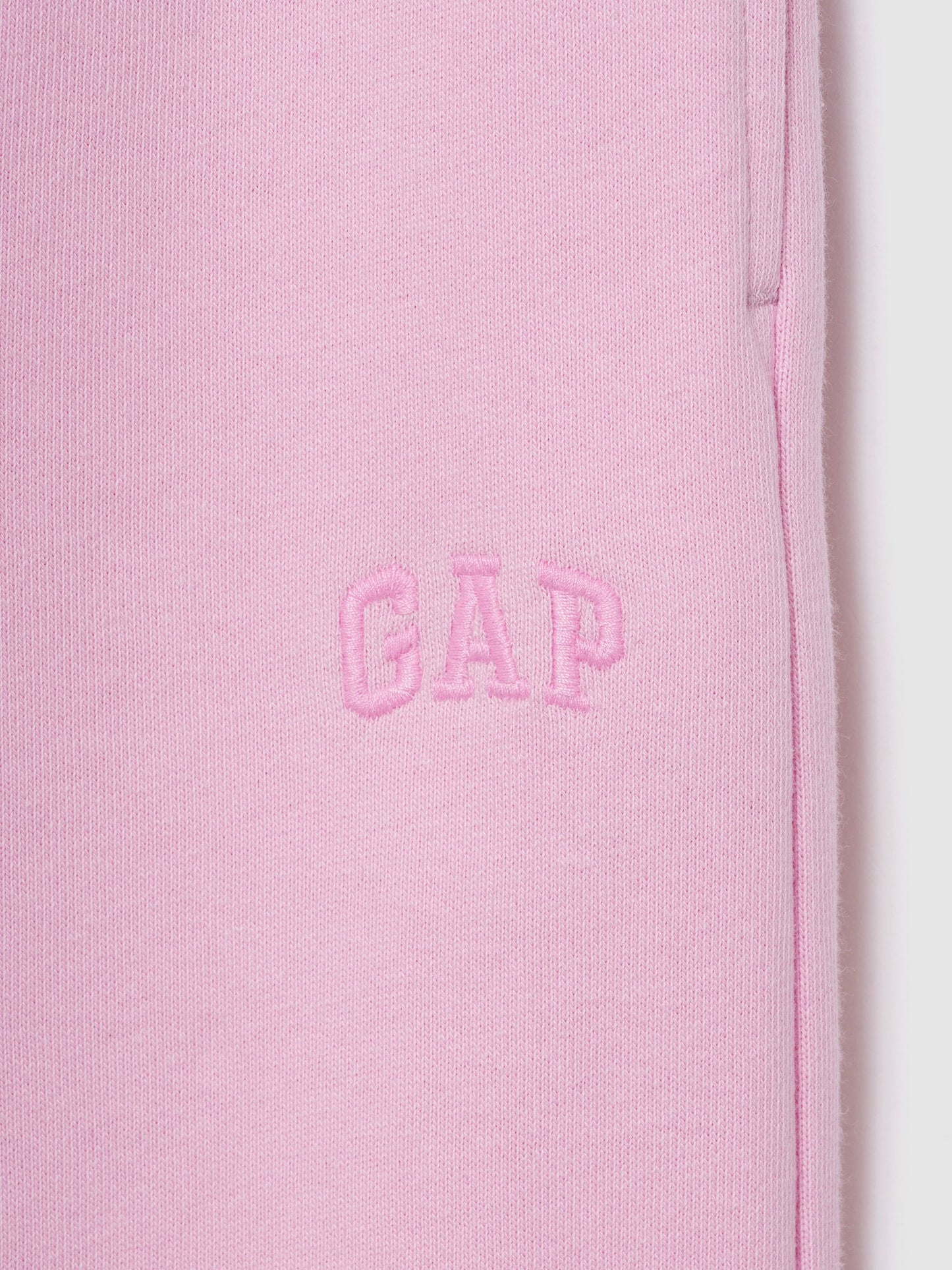 Açık Pembe Fransız Havlu Kumaş 1969 Logo Baggy Eşofman Altı
