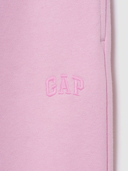 Açık Pembe Fransız Havlu Kumaş 1969 Logo Baggy Eşofman Altı