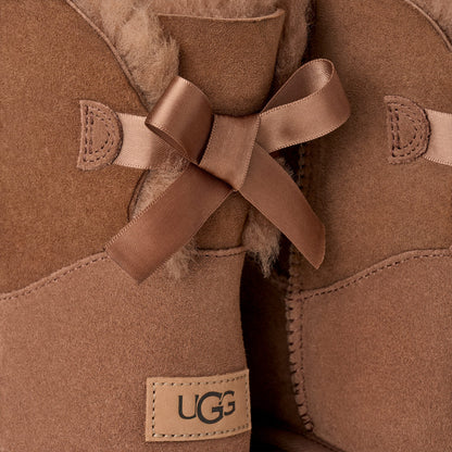 Ugg Mini Bailey Bow Kadın Kahverengi Bot