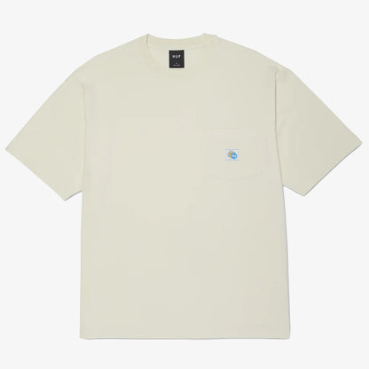 Huf Total Eclipse Knit Box Erkek Bej T-shirt