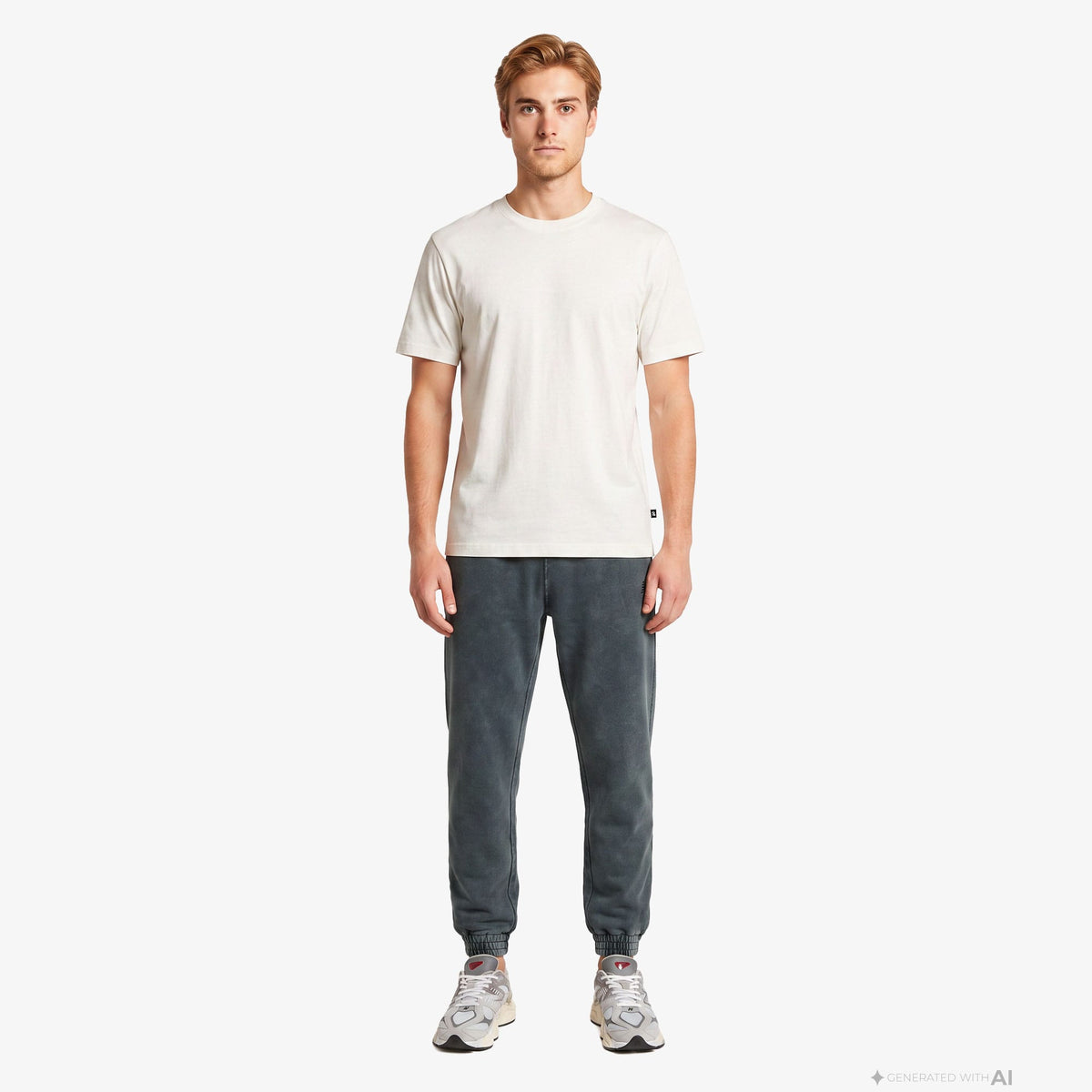 New Balance Lifestyle Erkek Gri Pantolon
