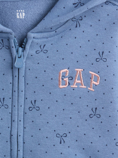 Mavi Vintagesoft Logo Fermuarlı Sweatshirt