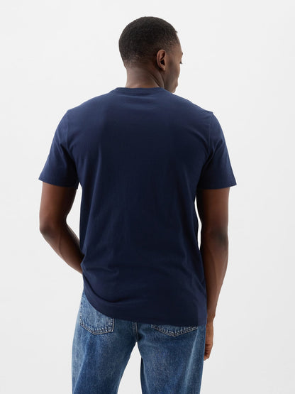 Lacivert Everyday Soft Gap Logo T-shirt